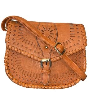 Beautiful Caramel Crossbody/Shoulder Bag - EUC